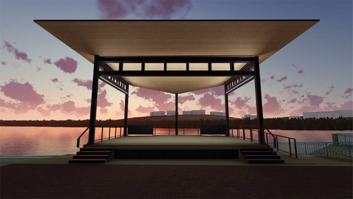 Columbia Lakefront bandshell breaks ground, investing $750,000 in the arts