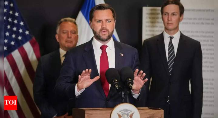 'No American boots on ground in Gaza': JD Vance in Israel; claims US will provide only 'useful coordination'
