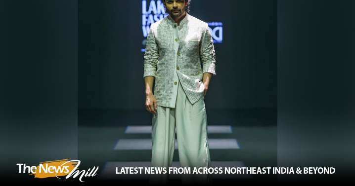 Veer Pahariya turns heads in white at Lakme Fashion Week, walks for Abraham & Thakore