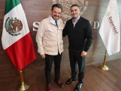 Zoé Robledo se reúne con Omar García Harfuch