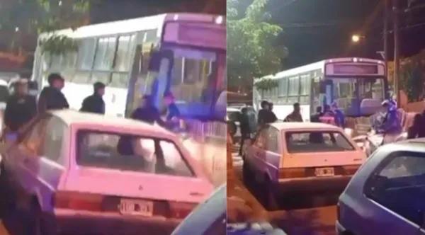 Pidieron que siga detenido el joven que se llevó un colectivo y lo chocó