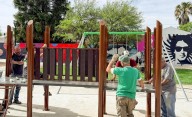 La obra en la Plaza Cerati ya alcanzó el 80%