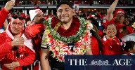 Jason Taumalolo: Vows to lead Tonga against Samoa after injury