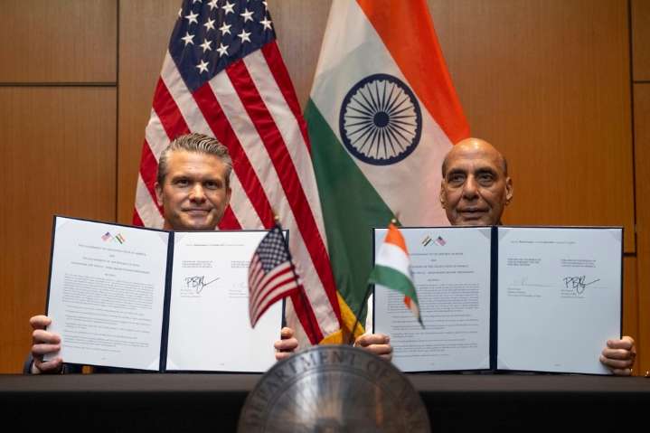 US, India sign 10-year defence framework amid trade tensions