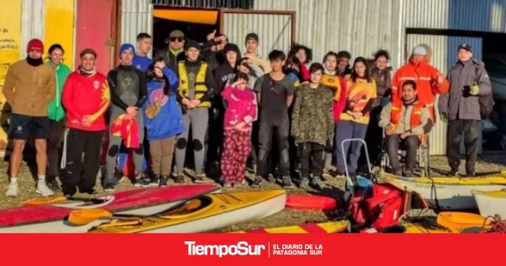 Río Gallegos Escuela de Kayak Iyenu Jono: 22 años conectando jóvenes con la ría