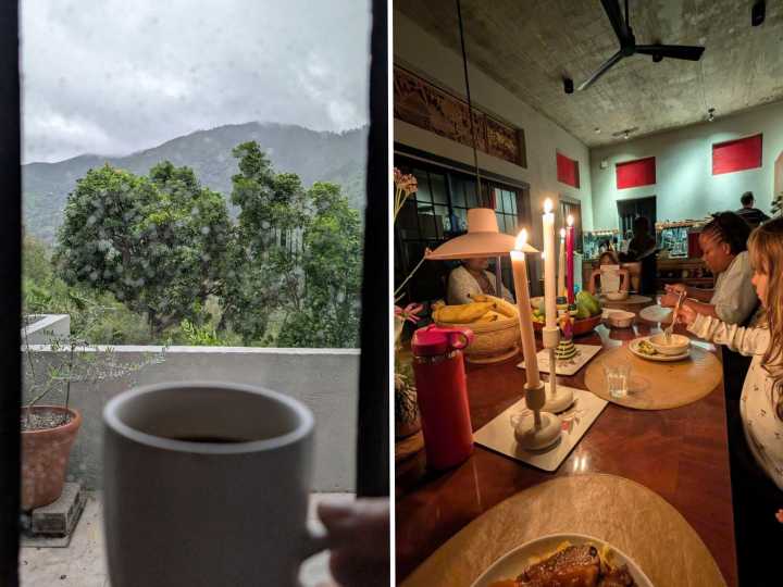 I'm sheltering in Jamaica from Hurricane Melissa. I keep a routine for my 2 daughters, but some rules have gone out the window.