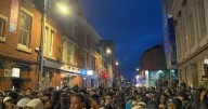 Hundreds flock to Nottingham city centre for a chance to meet Santan Dave