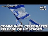 Baltimore Jewish Community celebrates hostages return, Simchat Torah