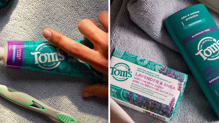 Save 20% on natural Tom's of Maine toothpaste and deodorant