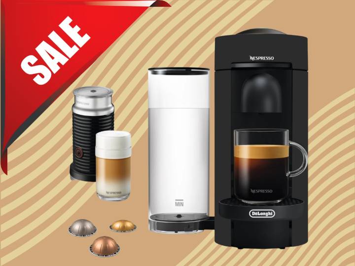 Nespresso VertuoPlus Deluxe: One-button coffee luxury for $249
