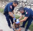 Sujeto ataca a mujer con un madero en Dzilam González
