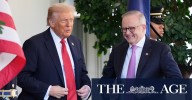 What do you give the man who has everything? Donald Trump and Anthony Albanese swap presents at White House visit