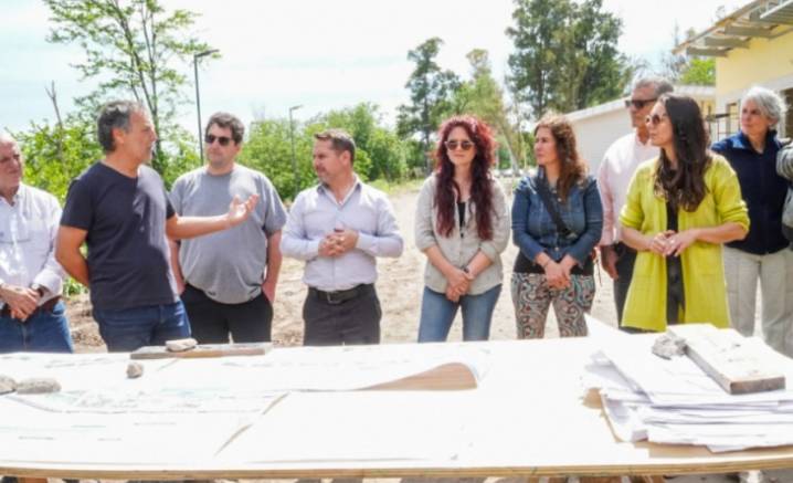 Pablo Descalzo recorrió la obra de la reserva natural del Río Reconquista