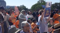 Mass mobilization takes place at the capitol for maintaining the current congressional map