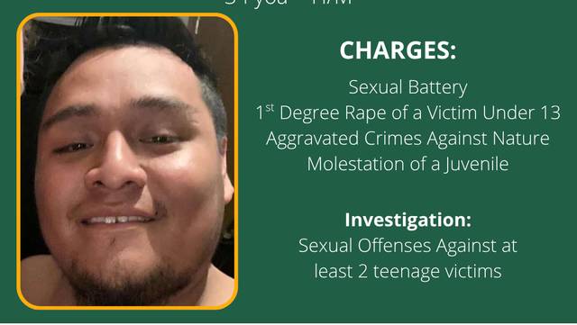 Man sought for multiple sex crimes in Tangipahoa Parish