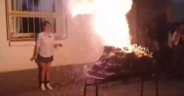 Tragedia en feria escolar: explosión de “volcán", deja a menor podría perder un ojo en Argentina