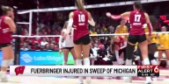 Wisconsin volleyball's Fuerbringer injured against Michigan