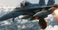 Trump in crown drops diarrhoea poo on 'No King' protestors from fighter jet in AI video