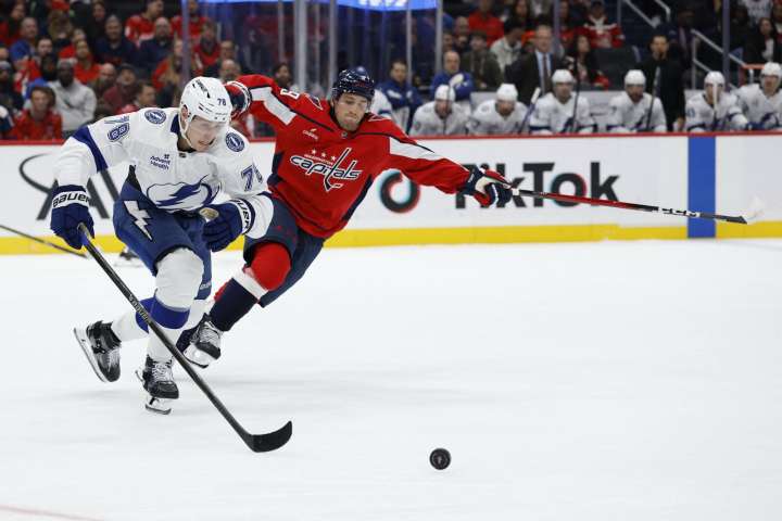 Jakob Chychrun's OT winner propels Capitals past Lightning - The Rink Live | Coverage of youth, junior, high school and college hockey