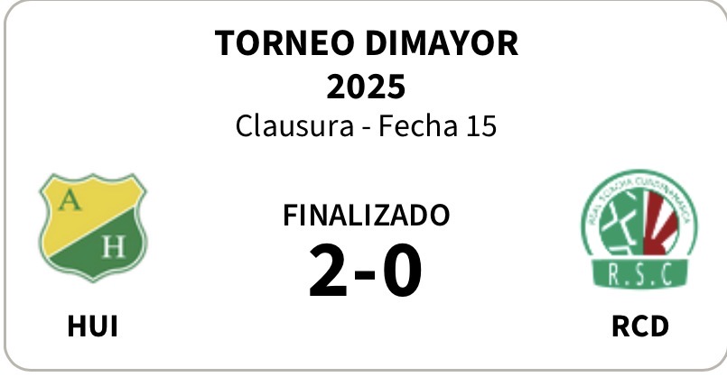 🟡⚽ Huila venció a Real Cundinamarca y sueña con la clasificación -