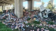 Accidente entre tráileres causa caos vial en la México