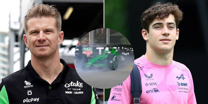 Hülkenberg aseguró que su trompo en el GP de Singapur fue por culpa de Colapinto: “Frenó 100 metros antes”