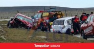 Fatal accidente Trágico choque de un auto de carreras en ruta complementaria deja una mujer fallecida