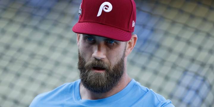 Bryce Harper stung by baseless trade talk