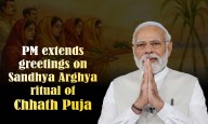 PM extends greetings on Sandhya Arghya ritual of Chhath Puja