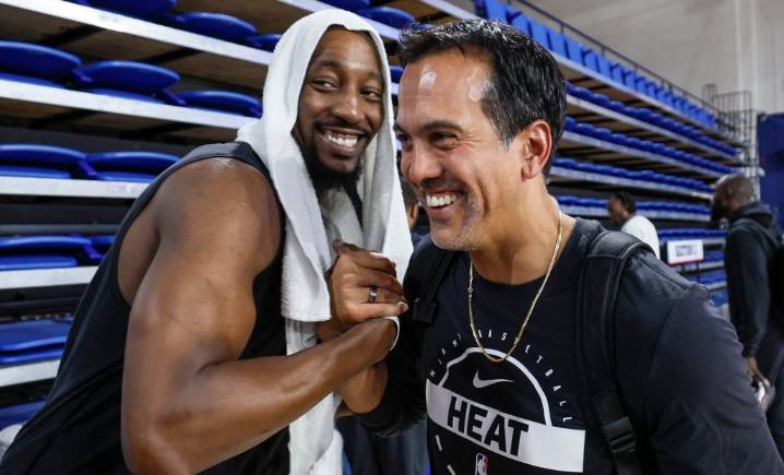 Miami Heat's Bam Adebayo works out four times a day