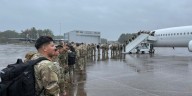 Families of 100 CT National Guard troops deployed overseas say farewell in ceremony