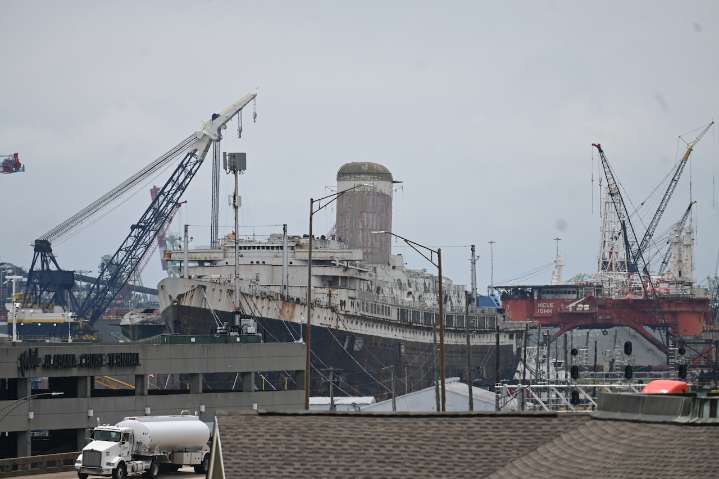 This iconic American ocean liner will be sunk on live video. Here’s what to expect.