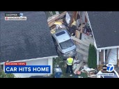 Car crashes into Hanover Park home, 2 injured, police say