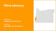 Wind advisory issued for South Central Oregon Coast until Saturday evening