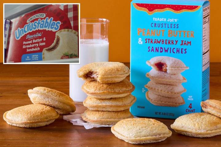 Smucker sues Trader Joes over 'crustless' PB&J sandwiches which resemble iconic Uncrustables