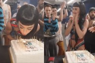 Tunden a Katy Perry por “desperdiciar” su pastel de cumpleaños