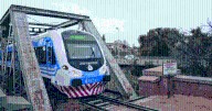 Sin Tren del Valle entre Neuquén y Cipolletti por un choque contra el puente ferroviario sobre la Ruta 151