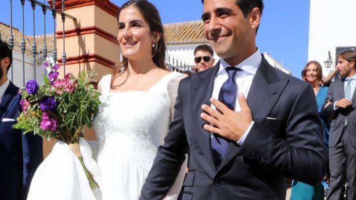 Alberto Herrera y Blanca Llandres se dan el "sí, quiero" en Sanlúcar de Barrameda