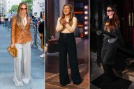 Kelly Clarkson, Anne Hathaway, and More Stars Are Wearing Slacks