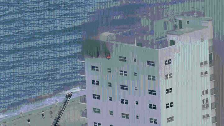Crews respond to fire at high-rise apartment building at Hollywood Beach – NBC 6 South Florida