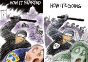 Bagley Cartoon: Goon Squad