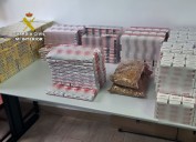 La Guardia Civil desmantela un punto de venta de tabaco de contrabando en La Manga del Mar Menor