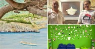 Bodegóns trompe l’oeil, unha paisaxe de Sóller, e un mural na Bebeteca da Nós