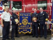 Rotary Club honors exemplary Shaker police officer and firefighter with annual awards