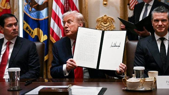 Donald Trump proclama el Columbus Day