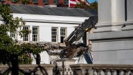 White House begins demolishing East Wing facade to build Trump’s ballroom