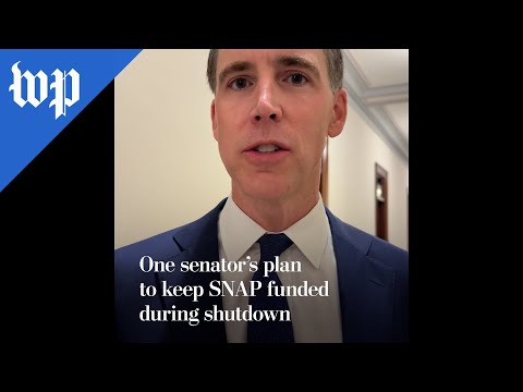 One senator's plan to keep SNAP funded during shutdown