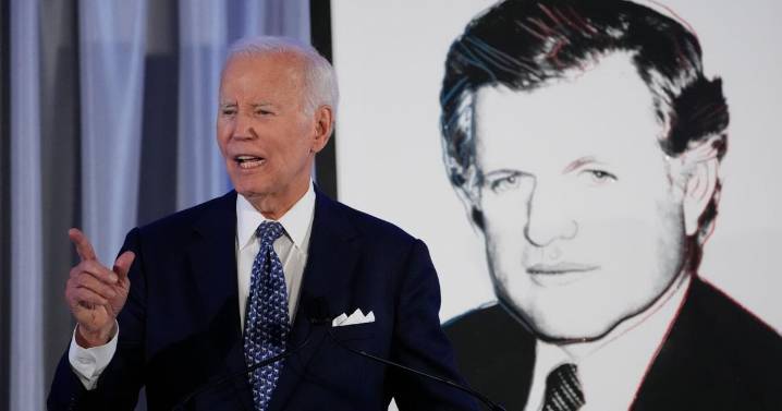 Former President Joe Biden warns of dark days for the country as he urges Americans to stay optimistic