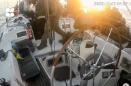 Israeli navy intercepts some flotilla boats but others are nearing the coast of Gaza, activists say