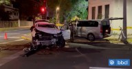 Automovilistas protagonizan colisión de alta energía en las calles de Providencia